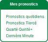 Menu pronostiques